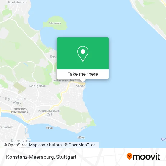 Карта Konstanz-Meersburg