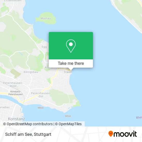 Карта Schiff am See