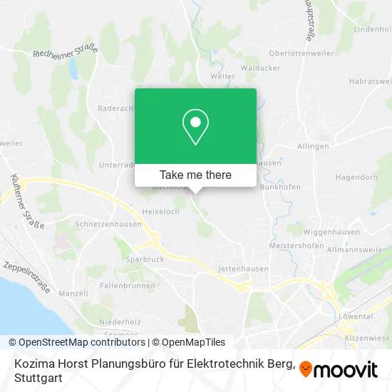 Карта Kozima Horst Planungsbüro für Elektrotechnik Berg