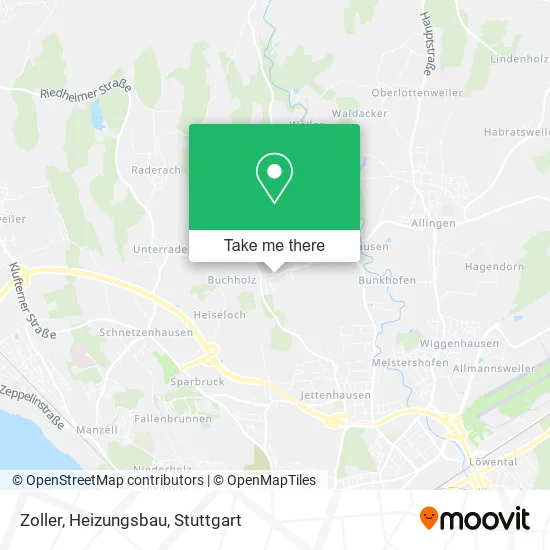 Карта Zoller, Heizungsbau