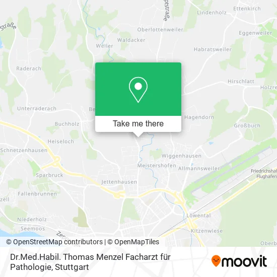 Карта Dr.Med.Habil. Thomas Menzel Facharzt für Pathologie