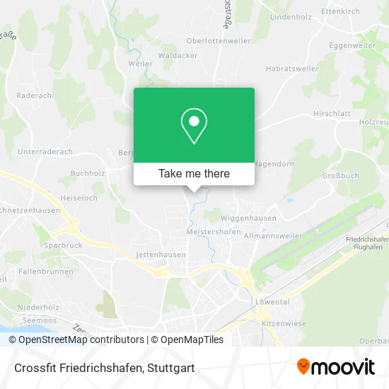 Карта Crossfit Friedrichshafen