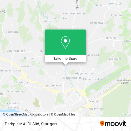 Карта Parkplatz ALDI Süd