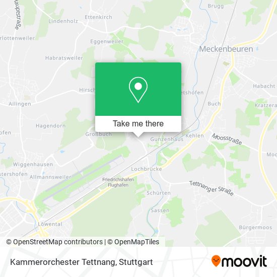 Карта Kammerorchester Tettnang