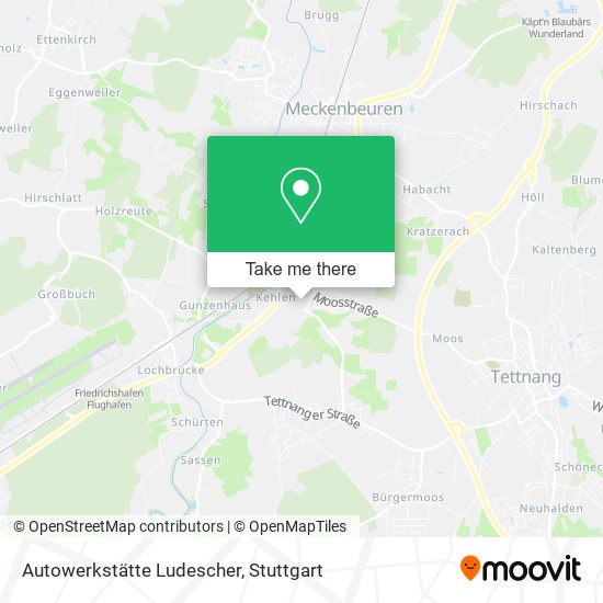 Autowerkstätte Ludescher map