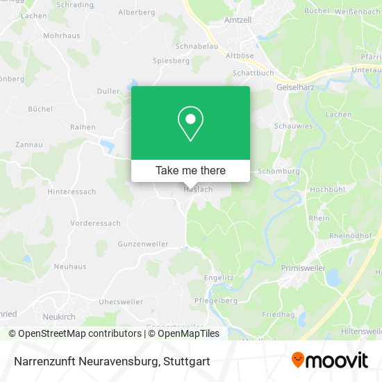 Карта Narrenzunft Neuravensburg