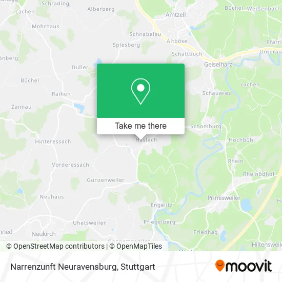 Карта Narrenzunft Neuravensburg