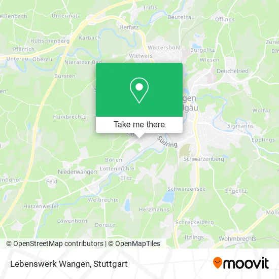 Карта Lebenswerk Wangen