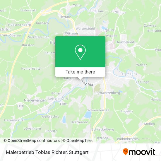 Malerbetrieb Tobias Richter map