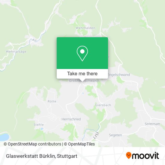 Glaswerkstatt Bürklin map