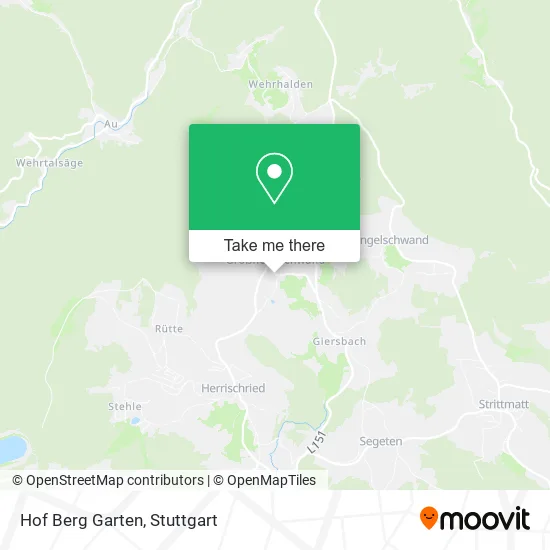 Hof Berg Garten map