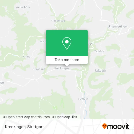 Карта Krenkingen