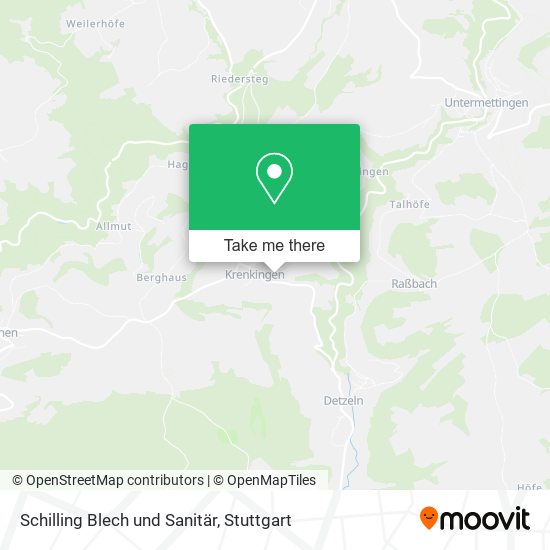 Карта Schilling Blech und Sanitär