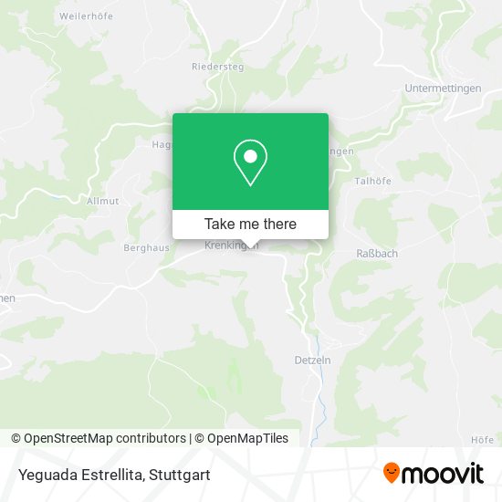 Карта Yeguada Estrellita
