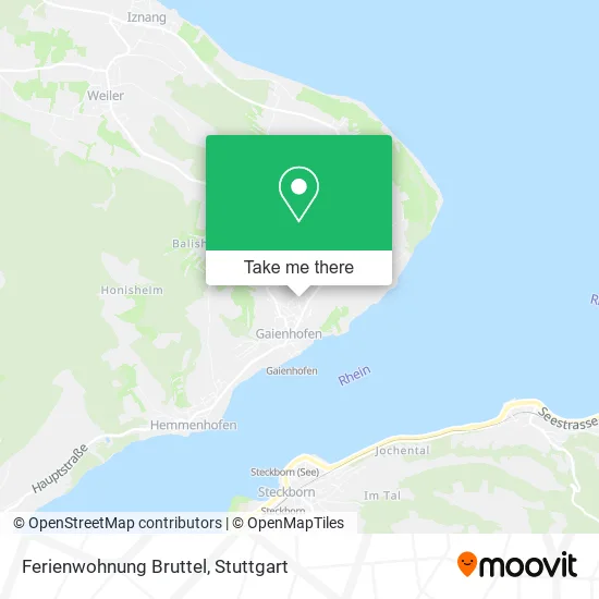 Карта Ferienwohnung Bruttel