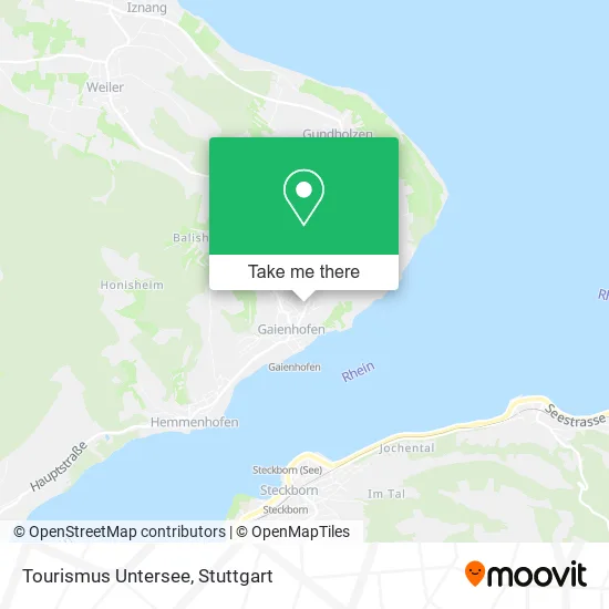 Карта Tourismus Untersee