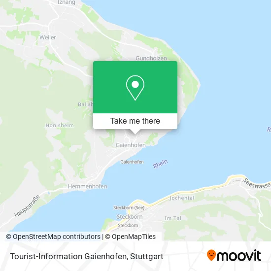 Карта Tourist-Information Gaienhofen