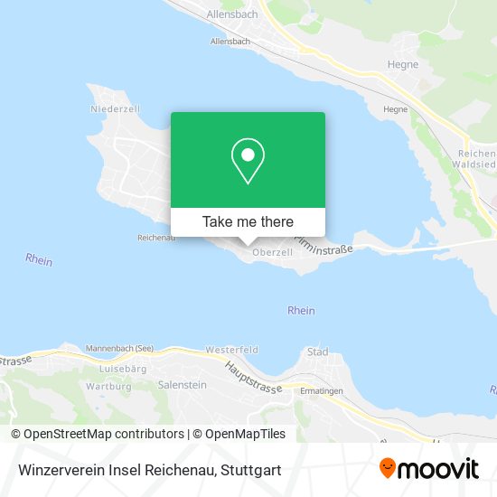 Карта Winzerverein Insel Reichenau