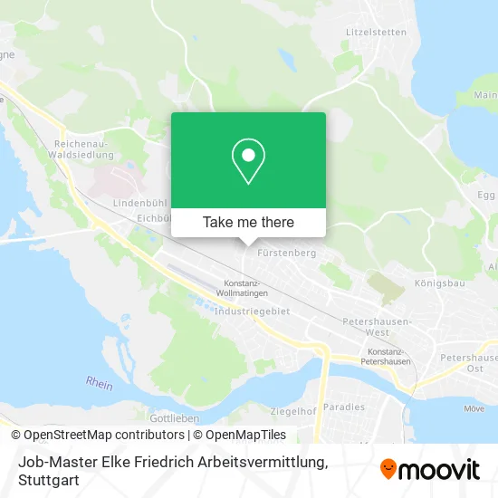 Карта Job-Master Elke Friedrich Arbeitsvermittlung