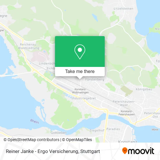 Карта Reiner Janke - Ergo Versicherung