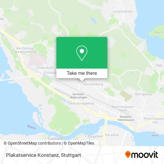 Карта Plakatservice Konstanz