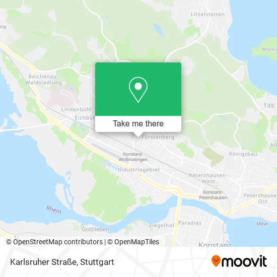 Карта Karlsruher Straße