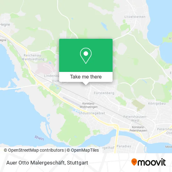 Карта Auer Otto Malergeschäft