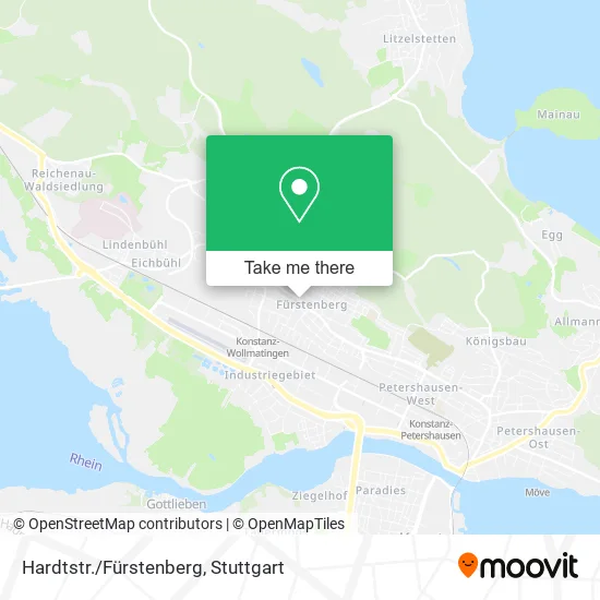 Карта Hardtstr./Fürstenberg