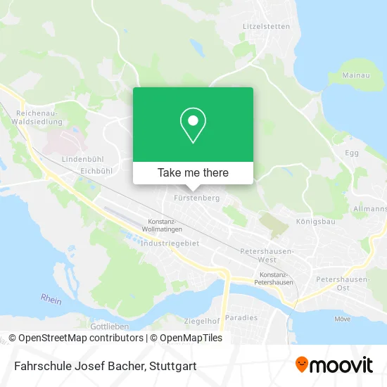 Карта Fahrschule Josef Bacher