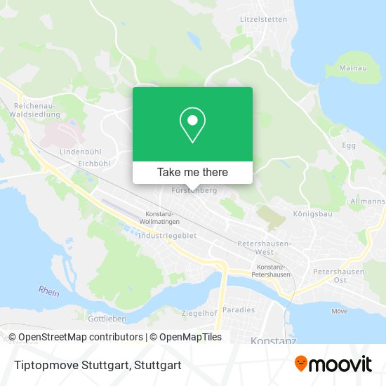 Tiptopmove Stuttgart map