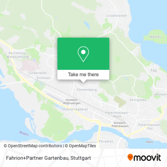 Карта Fahrion+Partner Gartenbau