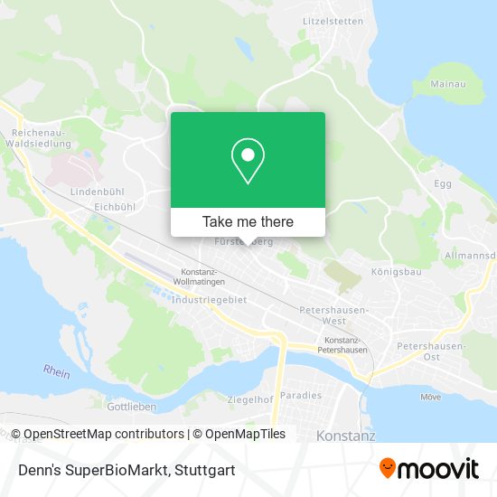 Карта Denn's SuperBioMarkt