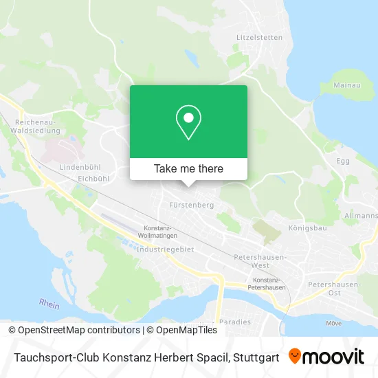 Карта Tauchsport-Club Konstanz Herbert Spacil