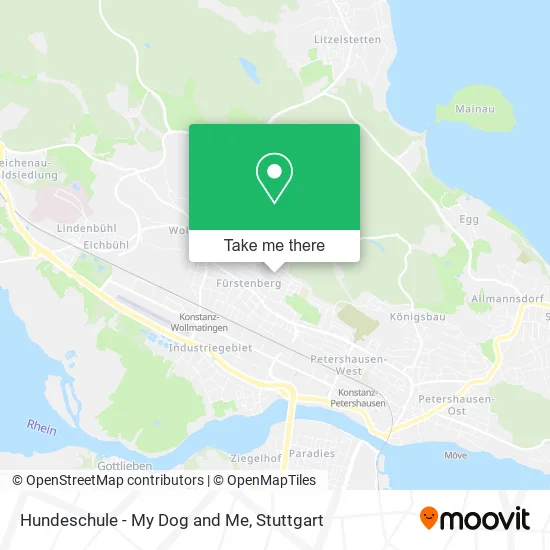 Карта Hundeschule - My Dog and Me