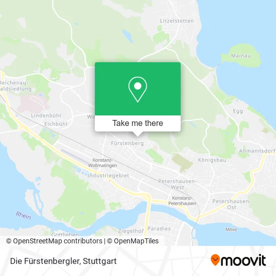 Карта Die Fürstenbergler