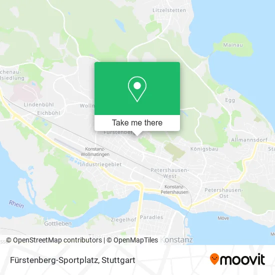 Карта Fürstenberg-Sportplatz