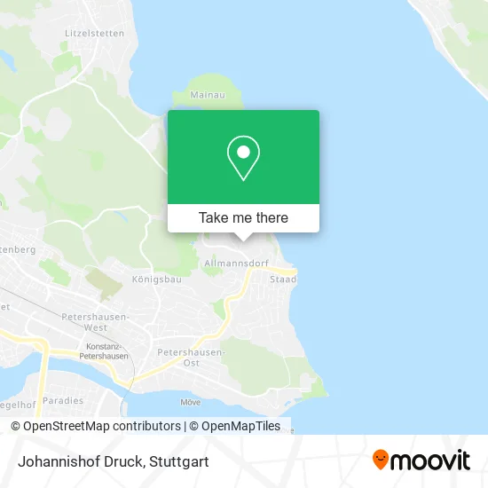 Карта Johannishof Druck