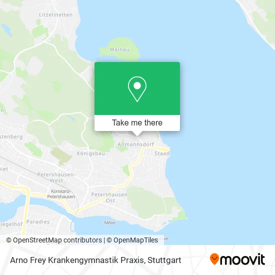 Карта Arno Frey Krankengymnastik Praxis