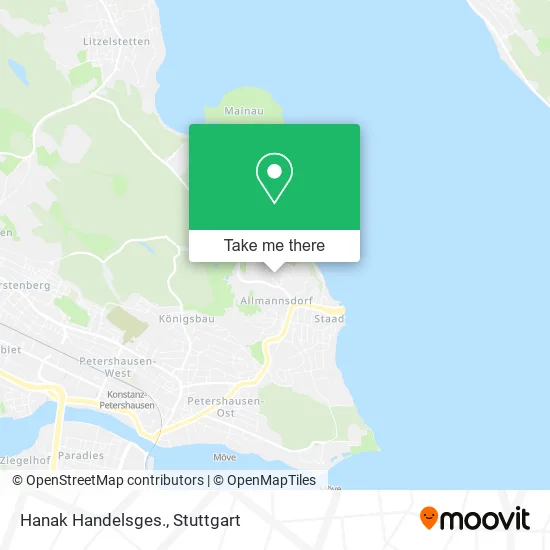 Карта Hanak Handelsges.