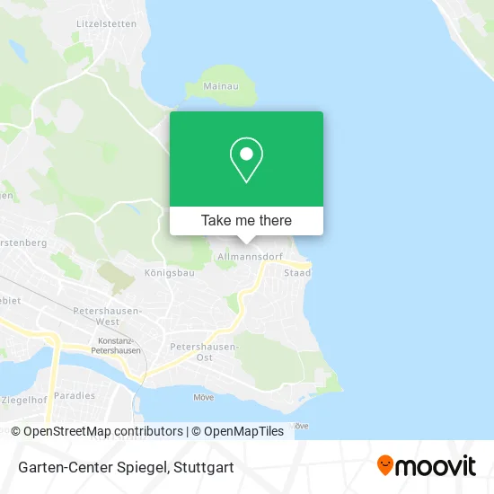 Карта Garten-Center Spiegel