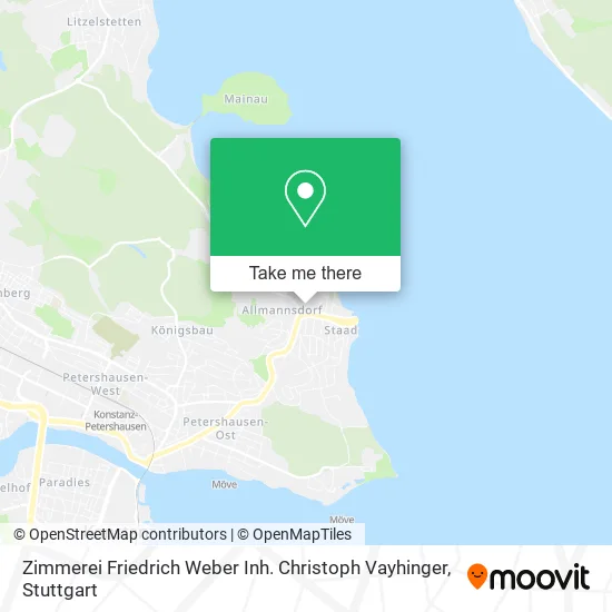 Карта Zimmerei Friedrich Weber Inh. Christoph Vayhinger