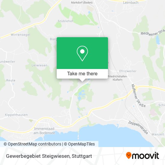 Gewerbegebiet Steigwiesen map