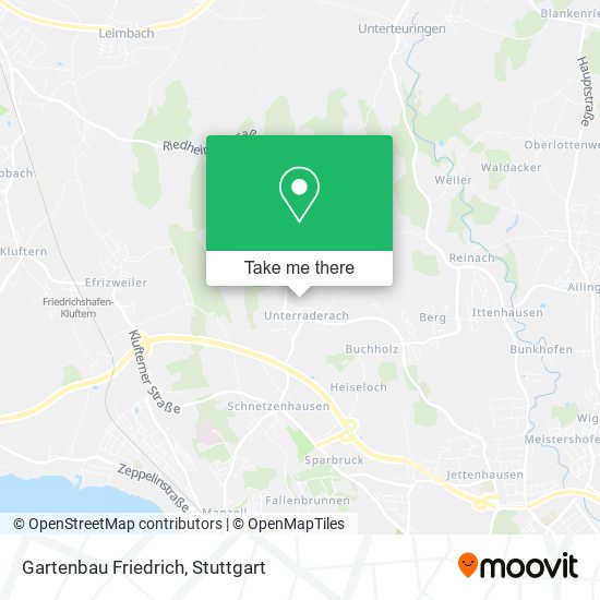 Gartenbau Friedrich map