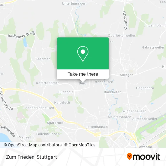 Карта Zum Frieden