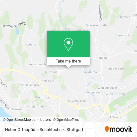 Карта Huber Orthopädie Schuhtechnik