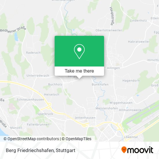 Berg Friedriechshafen map