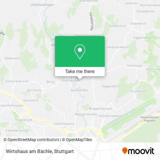 Карта Wirtshaus am Bächle