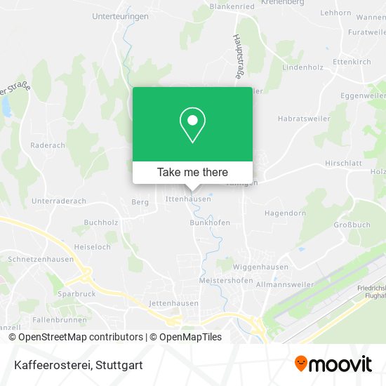 Карта Kaffeerosterei