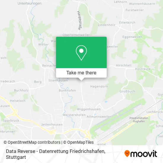 Карта Data Reverse - Datenrettung Friedrichshafen