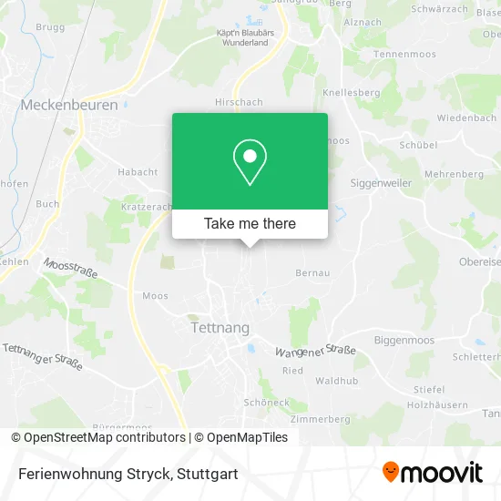 Карта Ferienwohnung Stryck